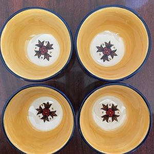 Corsica Home Crown jewel bowls 4.5”